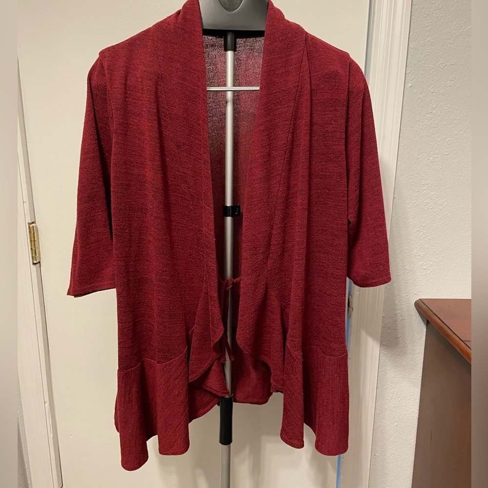 Drapey/flowy knit cardigan